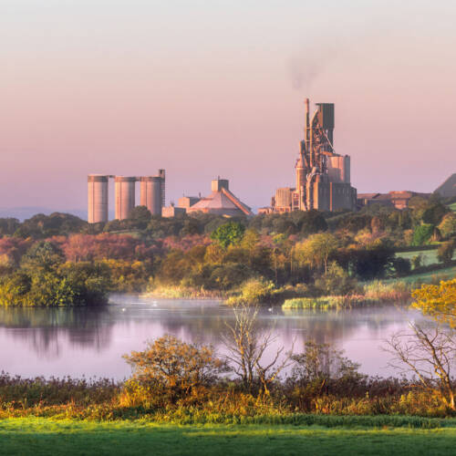 Scenic View of the Mannok Cement Plant